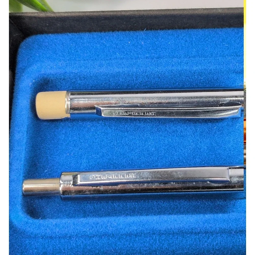 VNT SET IN BOX🚨Sheaffer Ballpoint Pen (NeedsInk) Mechanical Pencil Classic Blue